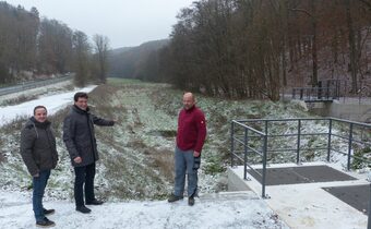 Hochwasserbecken in Blasbach ist fertig