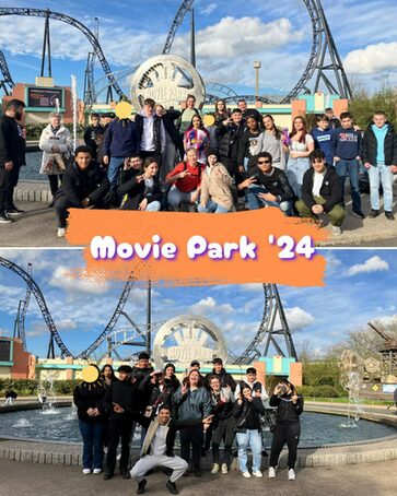 Jugendliche besuchen Movie-Park Bottrop