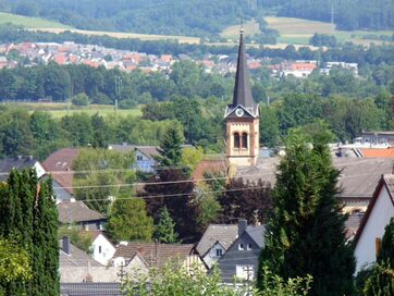 Eine Luftbildaufnahme aus Garbenheim