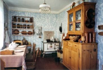 Eine Wohnküche im Garbenheimer Heimatmuseum