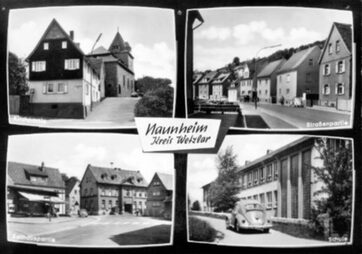 Postkarte von Naunheim aus den 60er Jahren