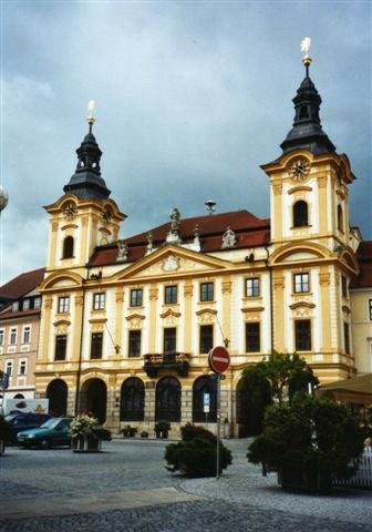 Das Rathaus von Pisek