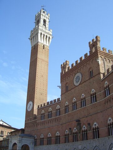 Das Rathaus von Siena