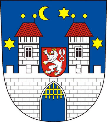 Das Wappen von Pisek