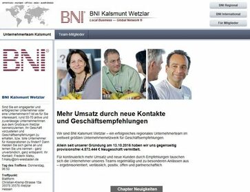 Homepage BNI Kalsmunt Wetzlar