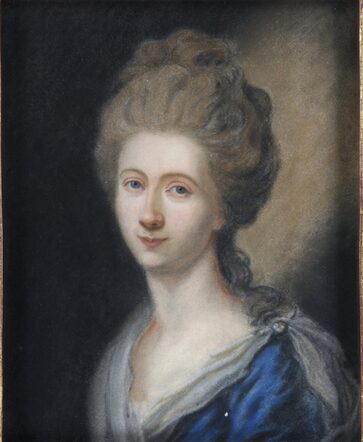Johann Heinrich Schröder, Bildnis Charlotte Buff, Pastell, um 1782